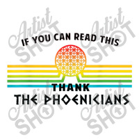 Funny If You Can Read This Thank Phoenicians Reading Sticker | Artistshot