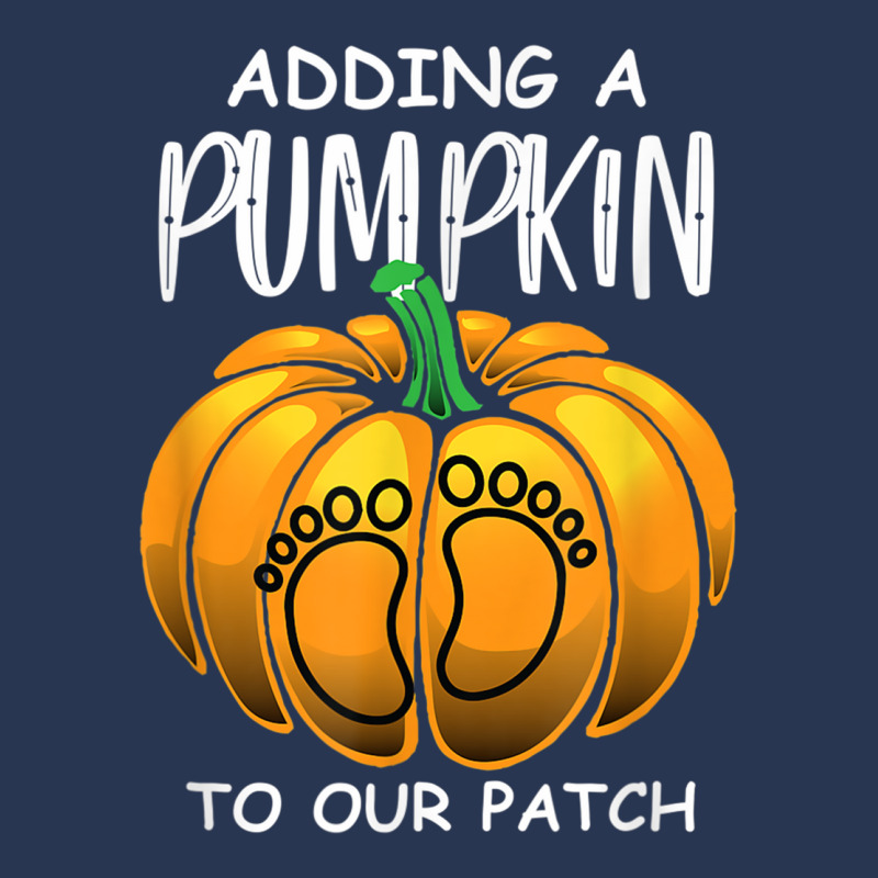 Pregnancy Thanksgiving Adding A Pumpkin To Our Patch T Shirt Men Denim Jacket | Artistshot