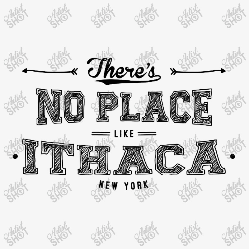 There's No Place Like Ithaca New York Ladies Fitted Tshirt By Expresionesjmvg Artistshot
