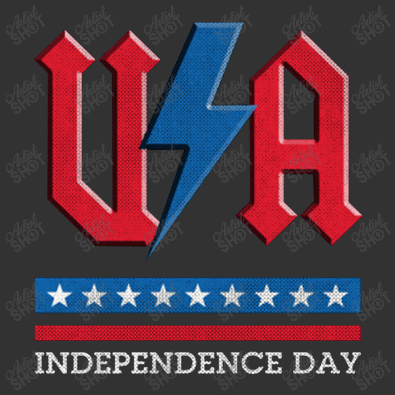 Independence Day Usa Rock N Roll Thunder Lightning Style   Independenc Baby Bodysuit by loomcnultys | Artistshot