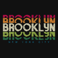 Brooklyn New York City  , Vintage Brooklyn Graphic Oval Patch | Artistshot