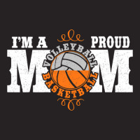 I M A Proud Basketball Volleyball Mom   Combined Sports T Shirt Vintage Cap | Artistshot