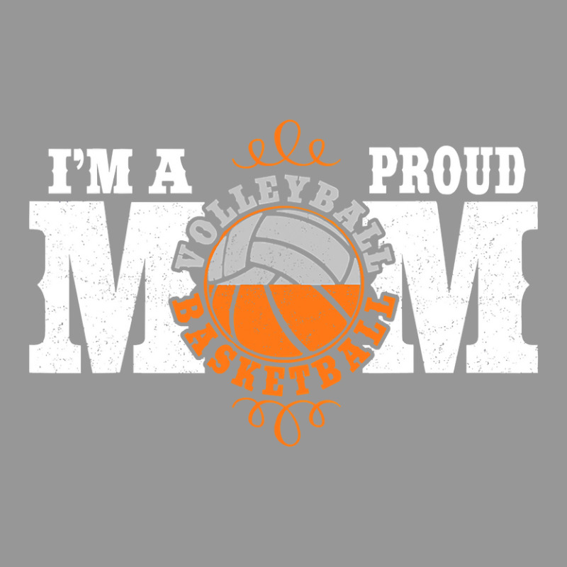 I M A Proud Basketball Volleyball Mom   Combined Sports T Shirt Women's V-Neck T-Shirt by sieuduong86 | Artistshot