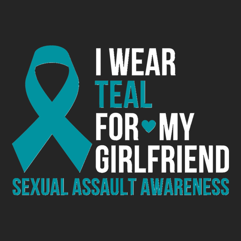 34.i Wear Teal For My Girlfriend Sexual Assault Awareness Month Sweats Unisex Hoodie by LisaMarieRangel | Artistshot