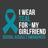 34.i Wear Teal For My Girlfriend Sexual Assault Awareness Month Sweats Men's Polo Shirt | Artistshot