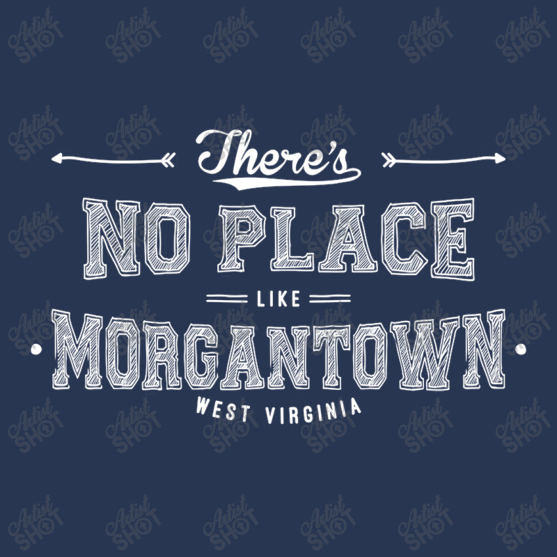 There's No Place Like Morgantown West Virginia Men Denim Jacket by expresionesjmvg | Artistshot