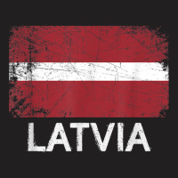 Latvian Flag T Shirt  Vintage Made In Latvia Gift T-shirt | Artistshot