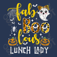 Leopard Fab Boo Lous Lunch Lady Team Teacher Spooky Season Men Denim Jacket | Artistshot