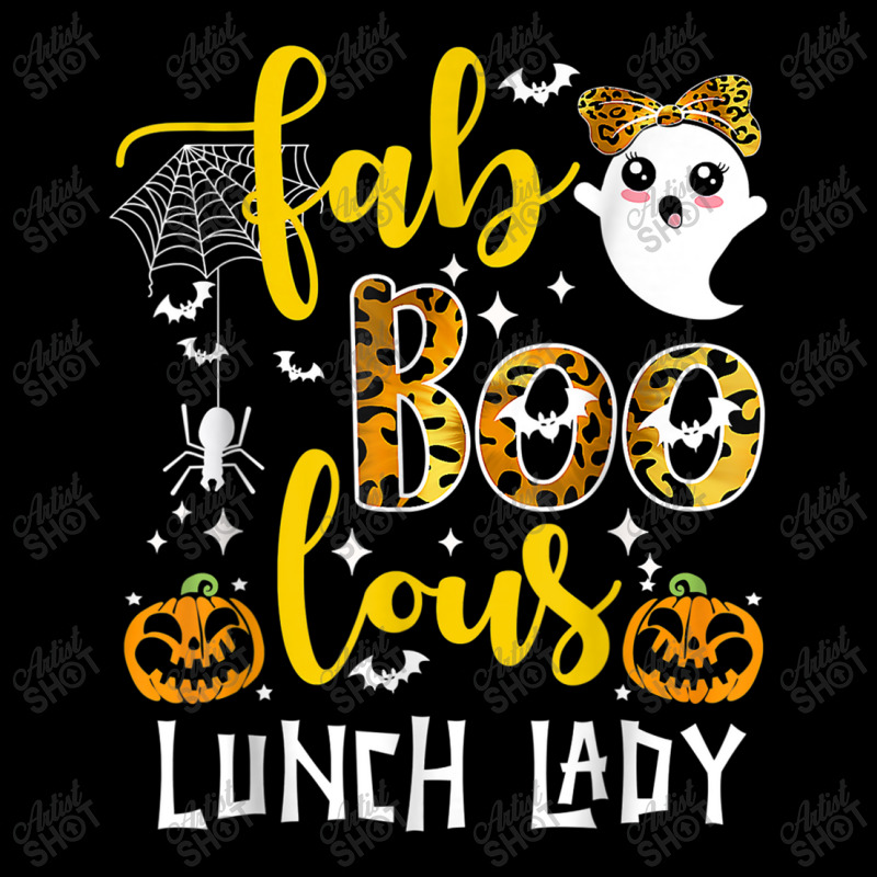 Leopard Fab Boo Lous Lunch Lady Team Teacher Spooky Season Kids Cap by MadisonDesign | Artistshot