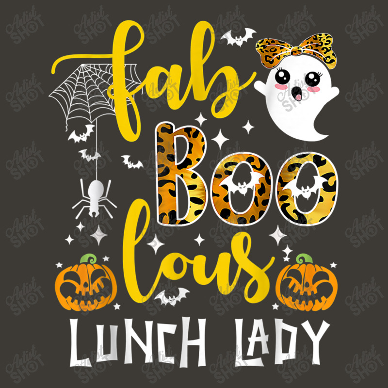 Leopard Fab Boo Lous Lunch Lady Team Teacher Spooky Season Bucket Hat by MadisonDesign | Artistshot