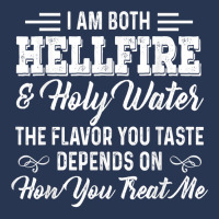 I Am Both Hellfire Holy Water The Flavor You Taste Depends T Shirt Men Denim Jacket | Artistshot