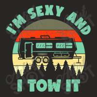 Im Sexy And I Tow It, Caravan Camping Rv Trailer, Camp Ladies Fitted T-shirt | Artistshot