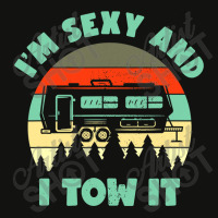 Im Sexy And I Tow It, Caravan Camping Rv Trailer, Camp Scorecard Crop Tee | Artistshot