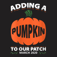 Womens Adding A Pumpkin To Our Patch March 2020 Gift V Neck T Shirt T-shirt | Artistshot