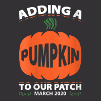 Womens Adding A Pumpkin To Our Patch March 2020 Gift V Neck T Shirt Vintage Hoodie | Artistshot