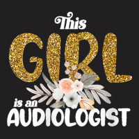 37.womens This Girl Is An Audiologist Girl Audiology Quote Women V Nec T-shirt | Artistshot