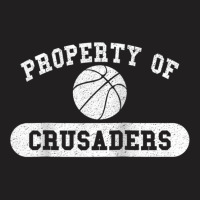 Property Of Crusaders Basketball Raglan Baseball Tee T-shirt | Artistshot