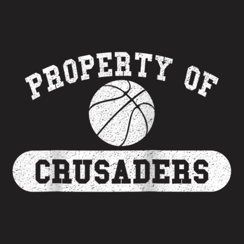 Property Of Crusaders Basketball Raglan Baseball Tee T-shirt | Artistshot