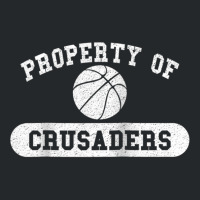 Property Of Crusaders Basketball Raglan Baseball Tee Crewneck Sweatshirt | Artistshot