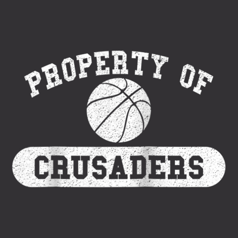 Property Of Crusaders Basketball Raglan Baseball Tee Vintage Hoodie | Artistshot