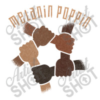 Melanin Poppin Black Hands Holding Together Blm   Melanin Poppin Baby Tee | Artistshot