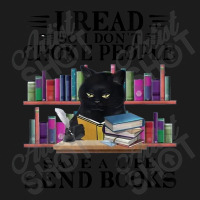 I Read So I Don't Choke People Save A Life Send Books Cat Hoodie & Jogger Set | Artistshot