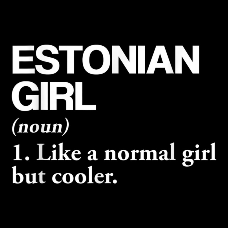 Estonian Girl Definition Estonia Flag Country Language Funny Men Pocket T-shirt | Artistshot