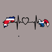 Costa Rica Panama Flag Costa Rican Panamanian Heartbeat T Shirt Vintage Short | Artistshot