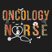 Boho Leopard Oncology Nurse Stethoscope Spooky Halloween T Shirt Classic T-shirt | Artistshot