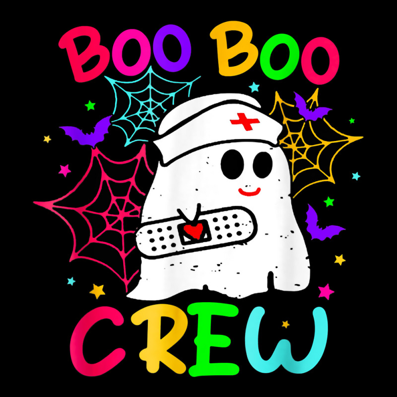 Restro Boo Boo Crew Design Halloween Ghost Nurse Costume T Shirt Zipper Hoodie | Artistshot