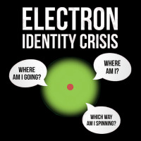 Electron Identity Crisis Funny Design Adjustable Cap | Artistshot