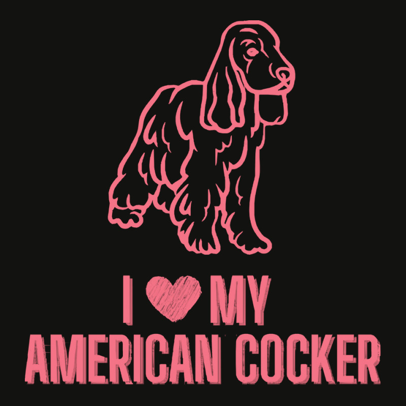 American Cocker Spaniel T  Shirt American Cocker Spaniel Design T  Shi Scorecard Crop Tee by otherswomen | Artistshot