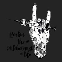 Rockin' The Phlebotomist Life Henna Hand With Syringe Gifts T Shirt 3/4 Sleeve Shirt | Artistshot