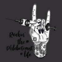 Rockin' The Phlebotomist Life Henna Hand With Syringe Gifts T Shirt Vintage Hoodie | Artistshot