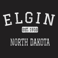 Elgin North Dakota Cavalier County Nd Vintage T Shirt T-shirt | Artistshot