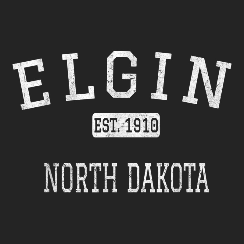 Elgin North Dakota Cavalier County Nd Vintage T Shirt 3/4 Sleeve Shirt | Artistshot