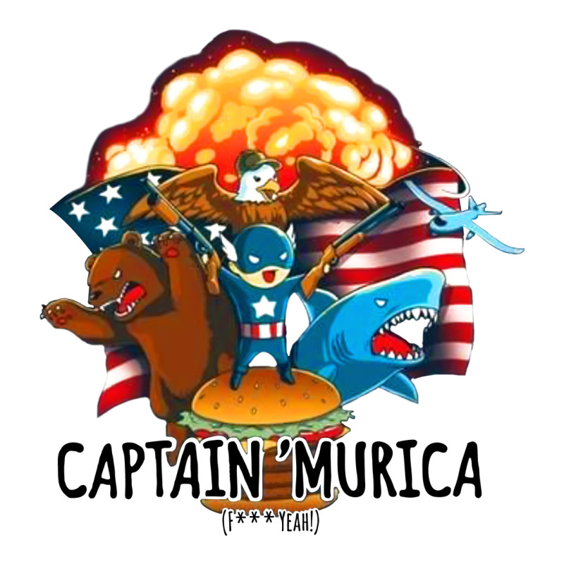 Captain Murika (tw) V-Neck Tee by vendraqidas | Artistshot