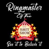 Ringmaster Of The Shitshow Funny Gift For Her  Him Cotton Adjustable Cap | Artistshot