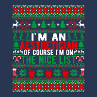 I'm An Aesthetician Of Course I'm On The Nice List Christmas T Shirt Men Denim Jacket | Artistshot