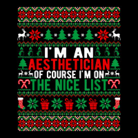 I'm An Aesthetician Of Course I'm On The Nice List Christmas T Shirt Fleece Short | Artistshot