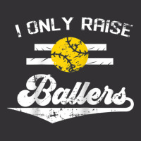 I Only Raise Ballers Shirt Funny Softball Dad Mom Tee Gift Raglan Base Vintage Short | Artistshot