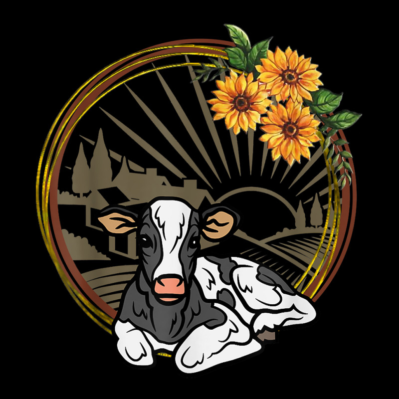 Holstein Dairy Calf And Sunflowers T Shirt Youth Jogger | Artistshot