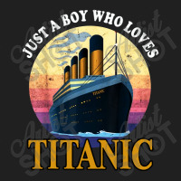 Ship Just A Boy Who Loves Titanic Boat Drawstring Bags | Artistshot