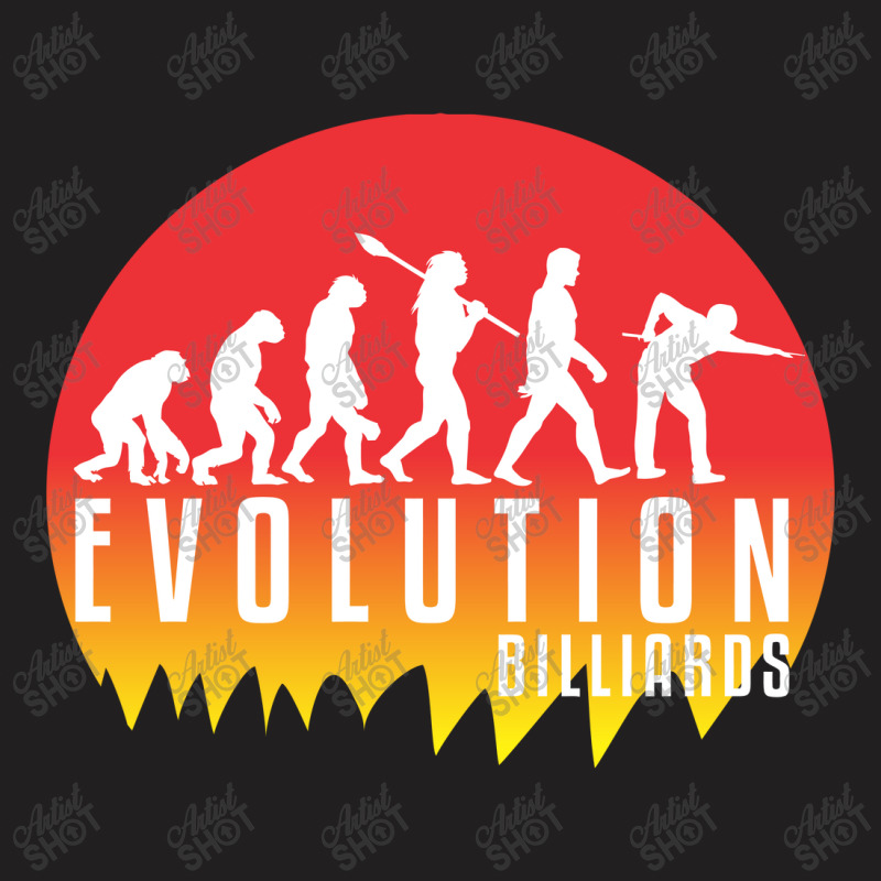 Billiards Evolution T-shirt | Artistshot