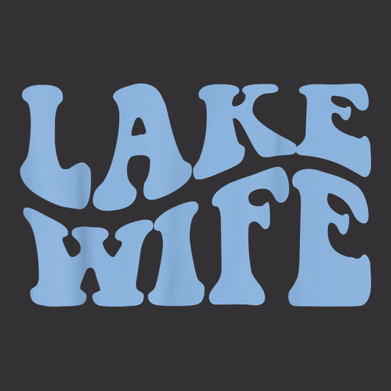 Lake Life Lake Wife Wavy Retro Bachelorette Party House T Shirt Vintage Hoodie And Short Set | Artistshot