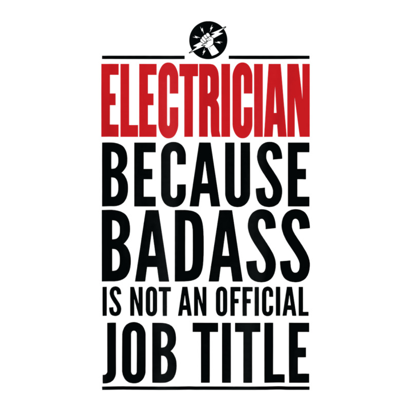 Electrician Because Badass Is Not A Title Electronics Solder T Shirt V-neck Tee | Artistshot