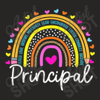 Principal Rainbow Appreciation School Principal Ladies Fitted T-shirt | Artistshot