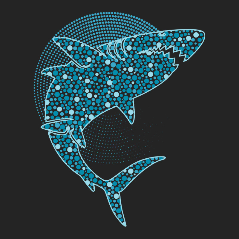 Dot Day T  Shirt Blue Polka Dot Shark September 15th International Dot 3/4 Sleeve Shirt | Artistshot