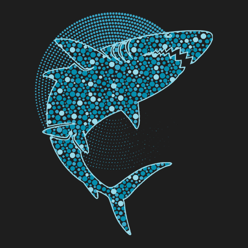 Dot Day T  Shirt Blue Polka Dot Shark September 15th International Dot Classic T-shirt | Artistshot