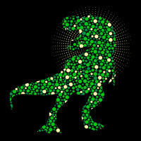 Dot Day T  Shirt Funny Polka Dot T Rex Dinosaur International Dot Day V-neck Tee | Artistshot